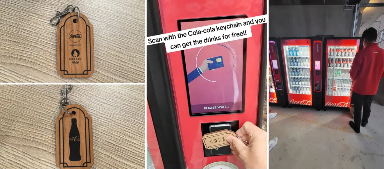 Coca-Cola NFC keychain-featured
